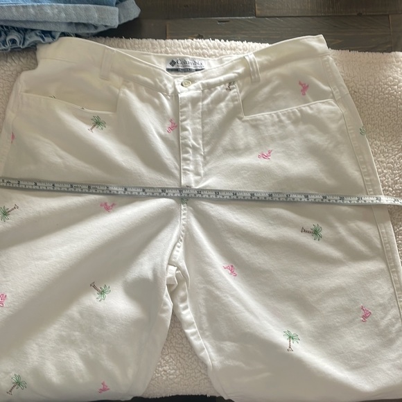 Columbia Pants Capri Palm Tree Flamingo - Picture 8 of 11